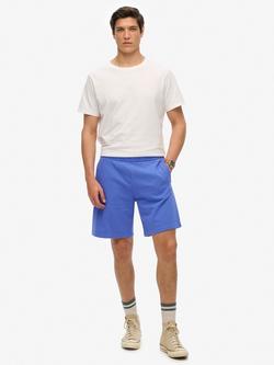 Superdry Essential Logo Jersey Shorts, Chambray Blue