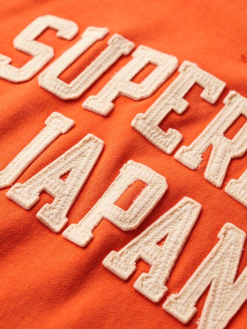 Product image 4 of 5, which shows Superdry Vintage Athletic Crew Sweatshirt, Preppy Orange, S