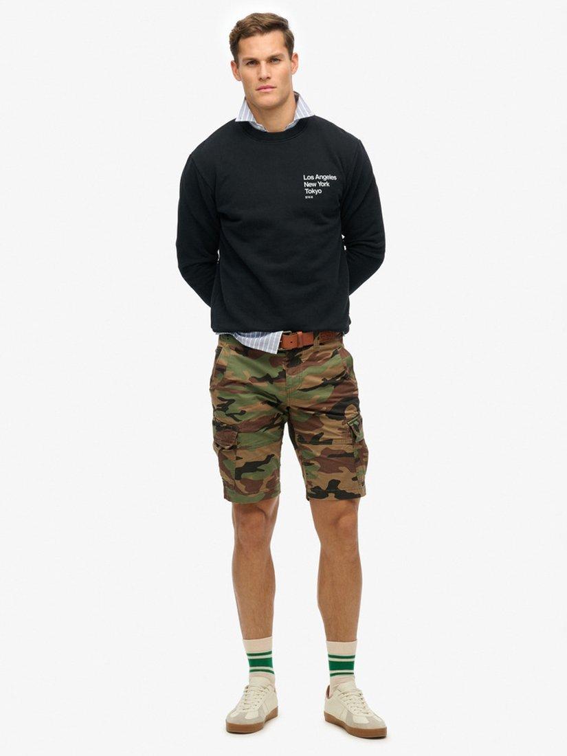 Product image 3 of 4, which shows Superdry Core Logo City Crew Sweatshirt, Black, S