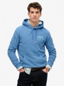 Superdry Core Logo City Hoodie, Monaco Blue, Monaco Blue