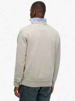 Superdry Athletic Essentials Crew Sweatshirt, Grey Marl - view 2, Grey Marl