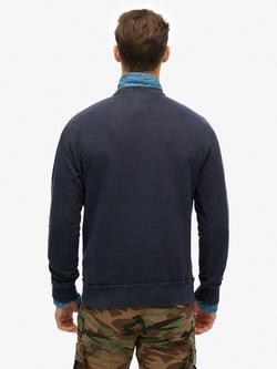 Superdry Athletic Essentials Crew Sweatshirt, Navy - view 2, Navy