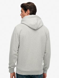 Superdry Cotton Athletics Essentials Hoodie - view 2, Cadet Grey Marl