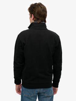 Superdry Essential Logo Track Top - view 2, Black