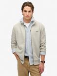 Superdry Essential Logo Track Top, Varsity Grey Gindle