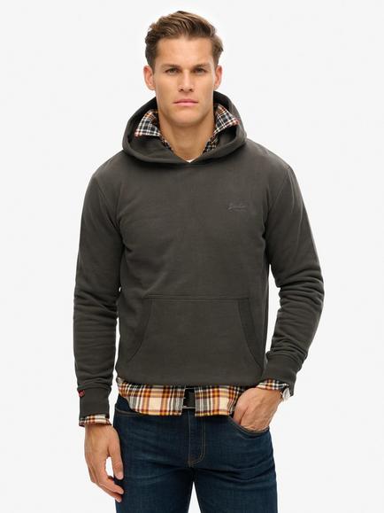 Superdry Essential Logo Hoodie, Vintage Black