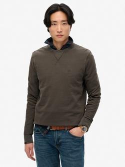 Superdry Classic Essential Sweatshirt, Washed Black