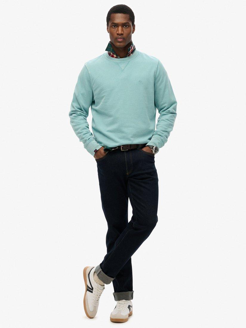 Product image 3 of 4, which shows Superdry Classic Essential Sweatshirt, Cameo Blue, S
