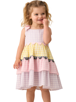 Angel & Rocket Baby Bianka Cotton Dress, Multi, Multi