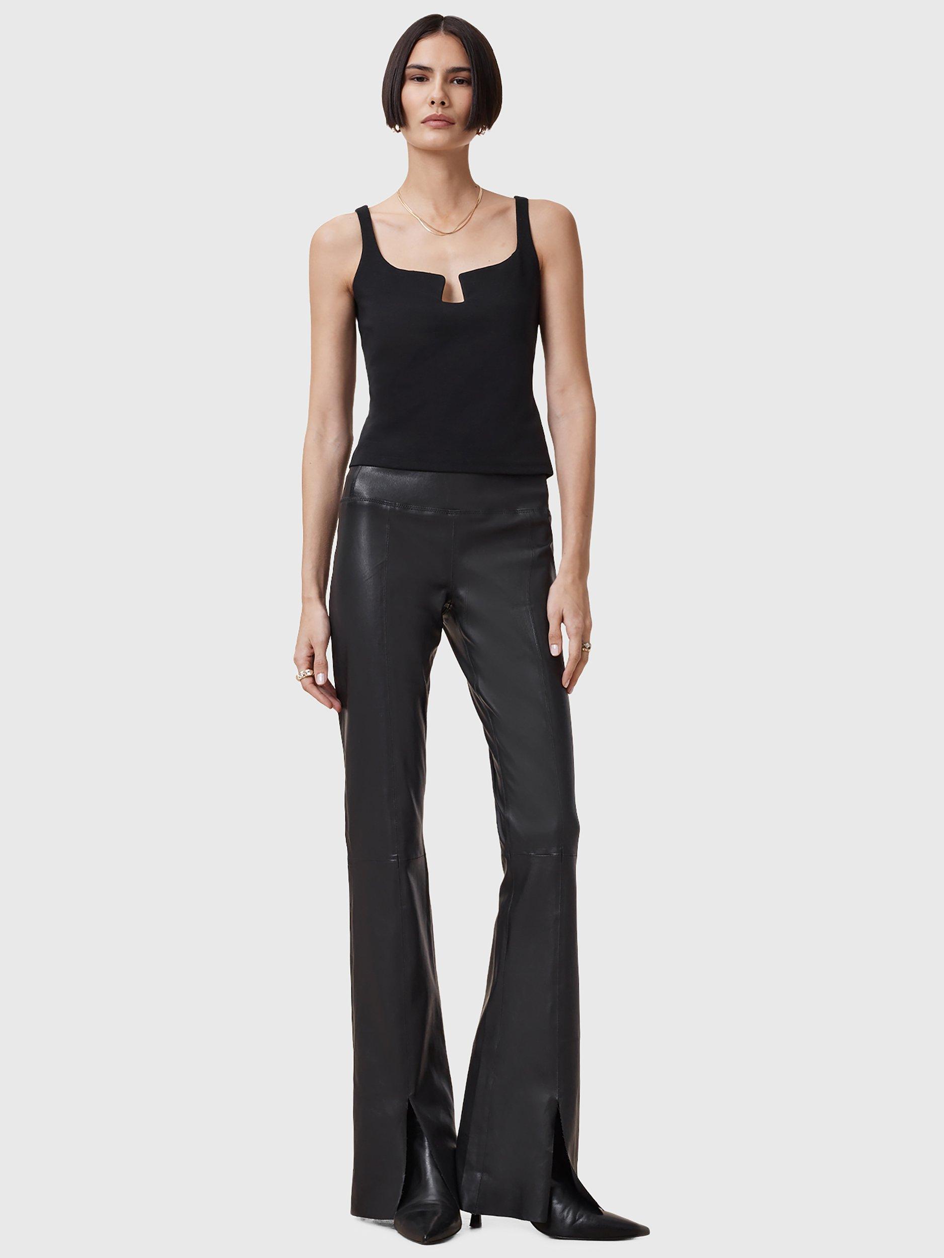 Product image 3 of 7, which shows AllSaints Mio Notch Neck Cami Top, Black, 10