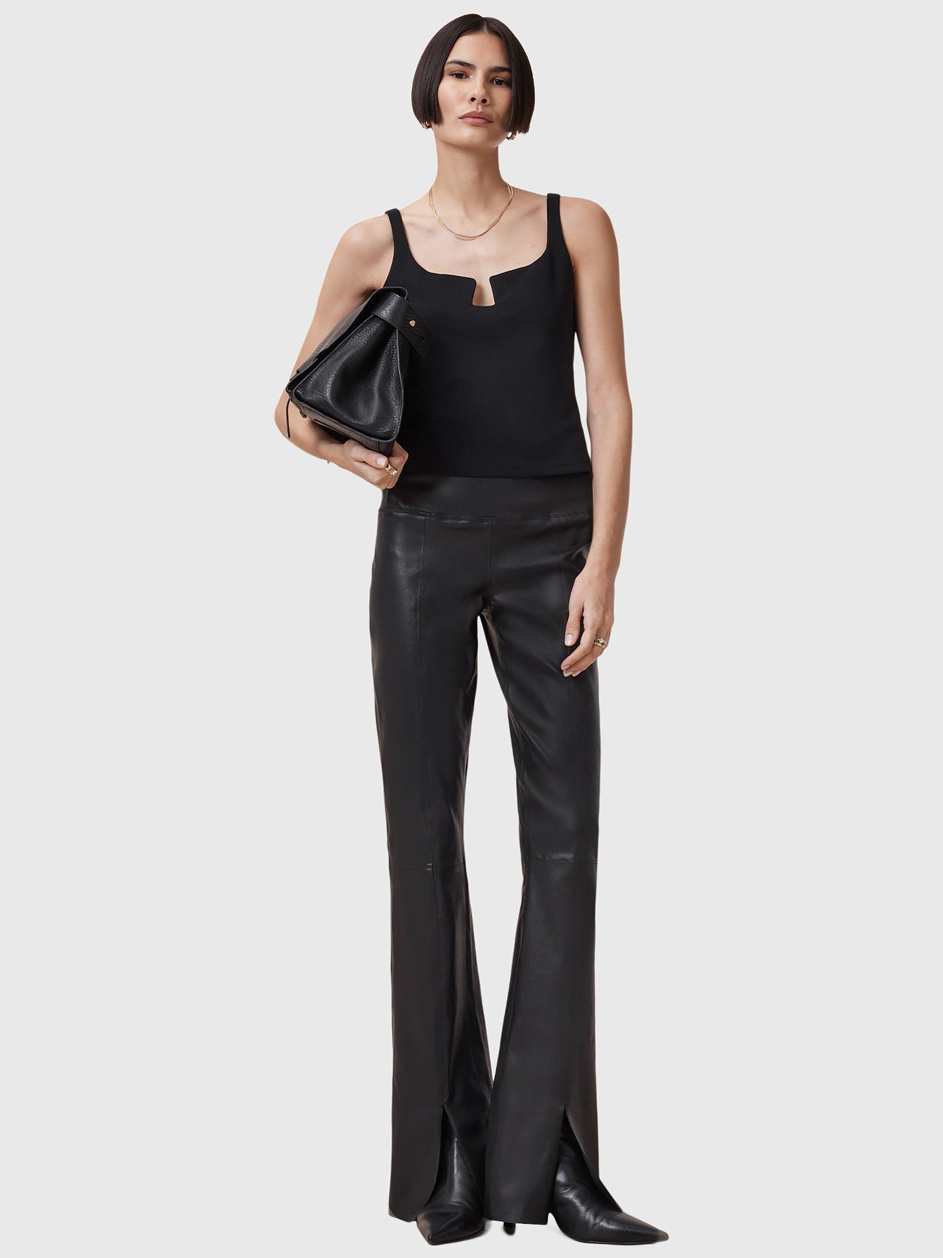 Product image 7 of 7, which shows AllSaints Mio Notch Neck Cami Top, Black, 10
