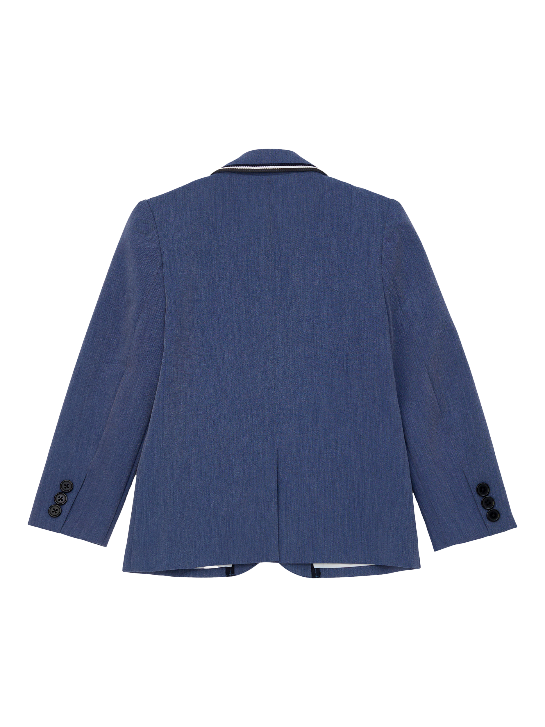 Product image 5 of 6, which shows Angel & Rocket Kids' Smart Woven Blazer, Blue, 2 years