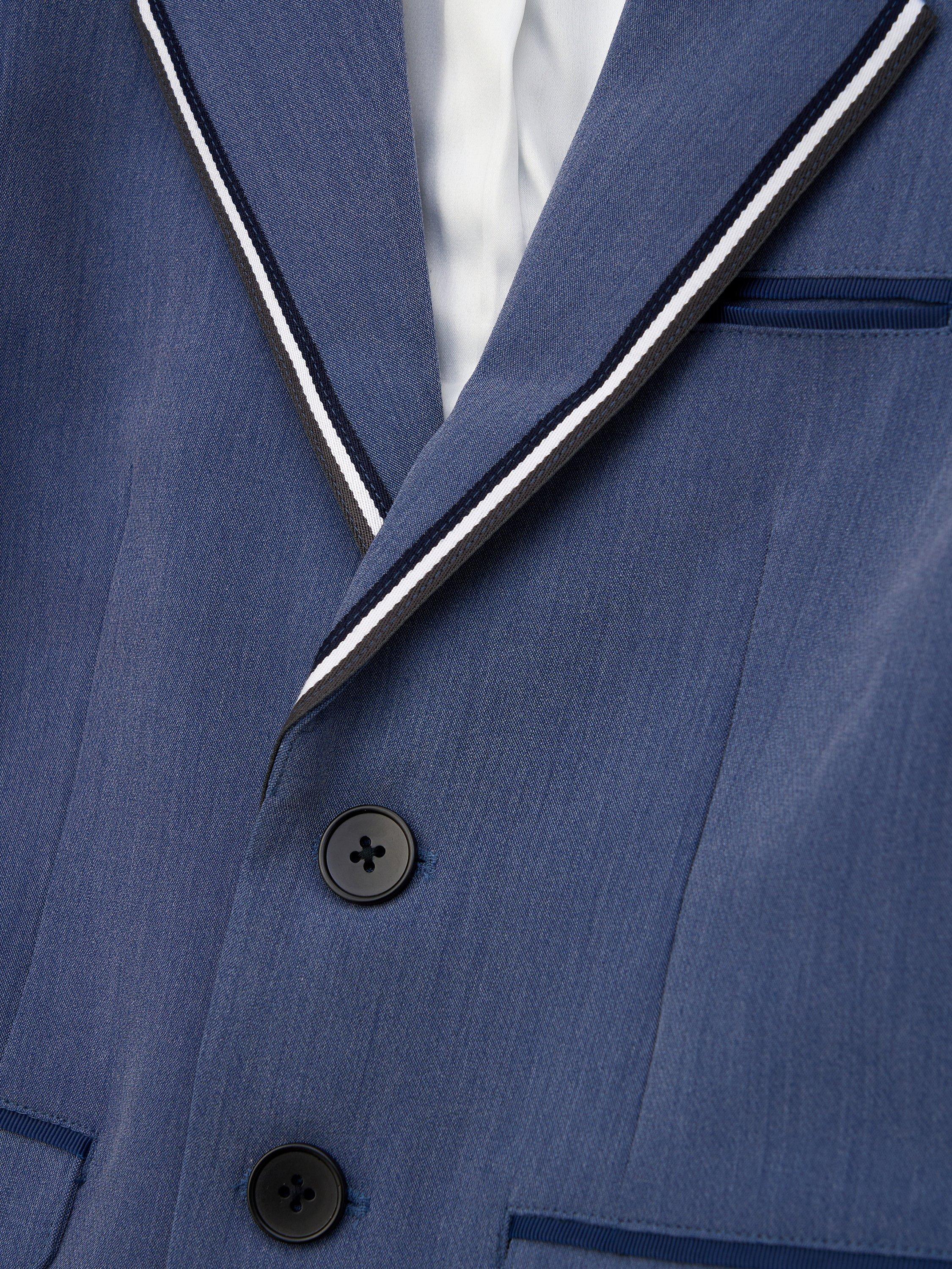 Product image 6 of 6, which shows Angel & Rocket Kids' Smart Woven Blazer, Blue, 2 years