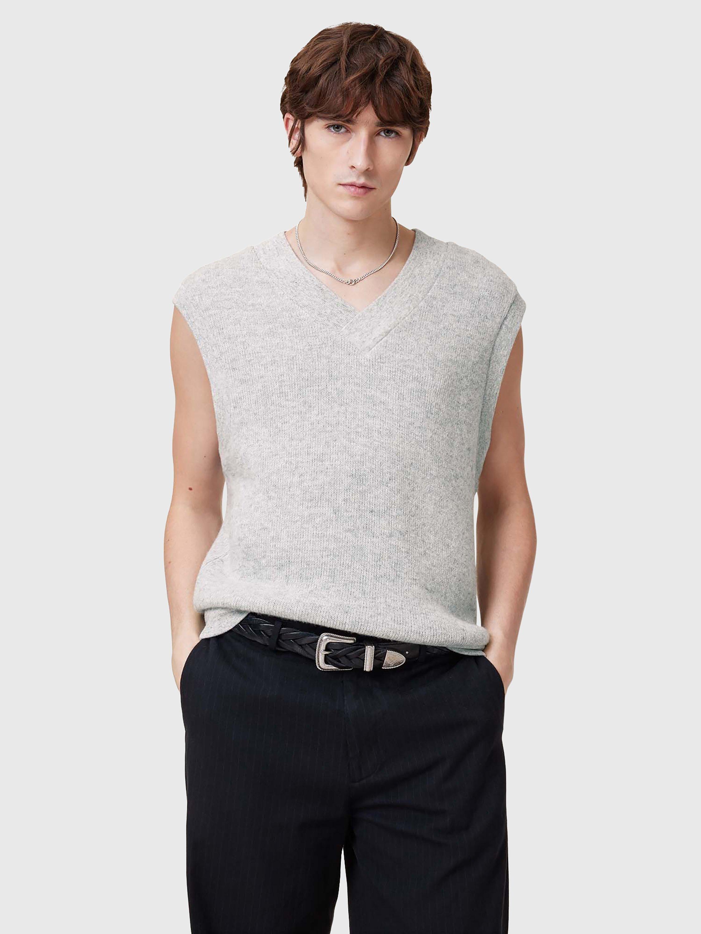 AllSaints Lukas Tank Top, Mid Grey