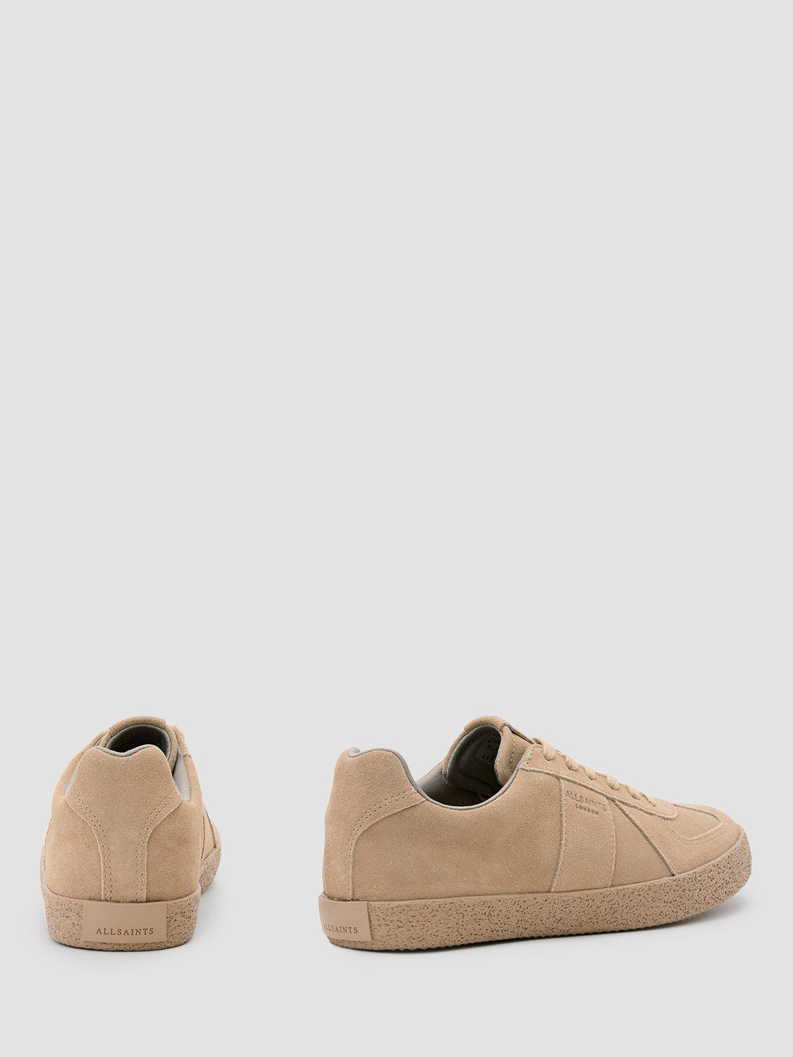 Product image 5 of 5, which shows AllSaints Jaimee Suede Trainers, Natural Sand, EU40