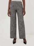Jigsaw Blake Boucle Wool Rich Trousers, Grey