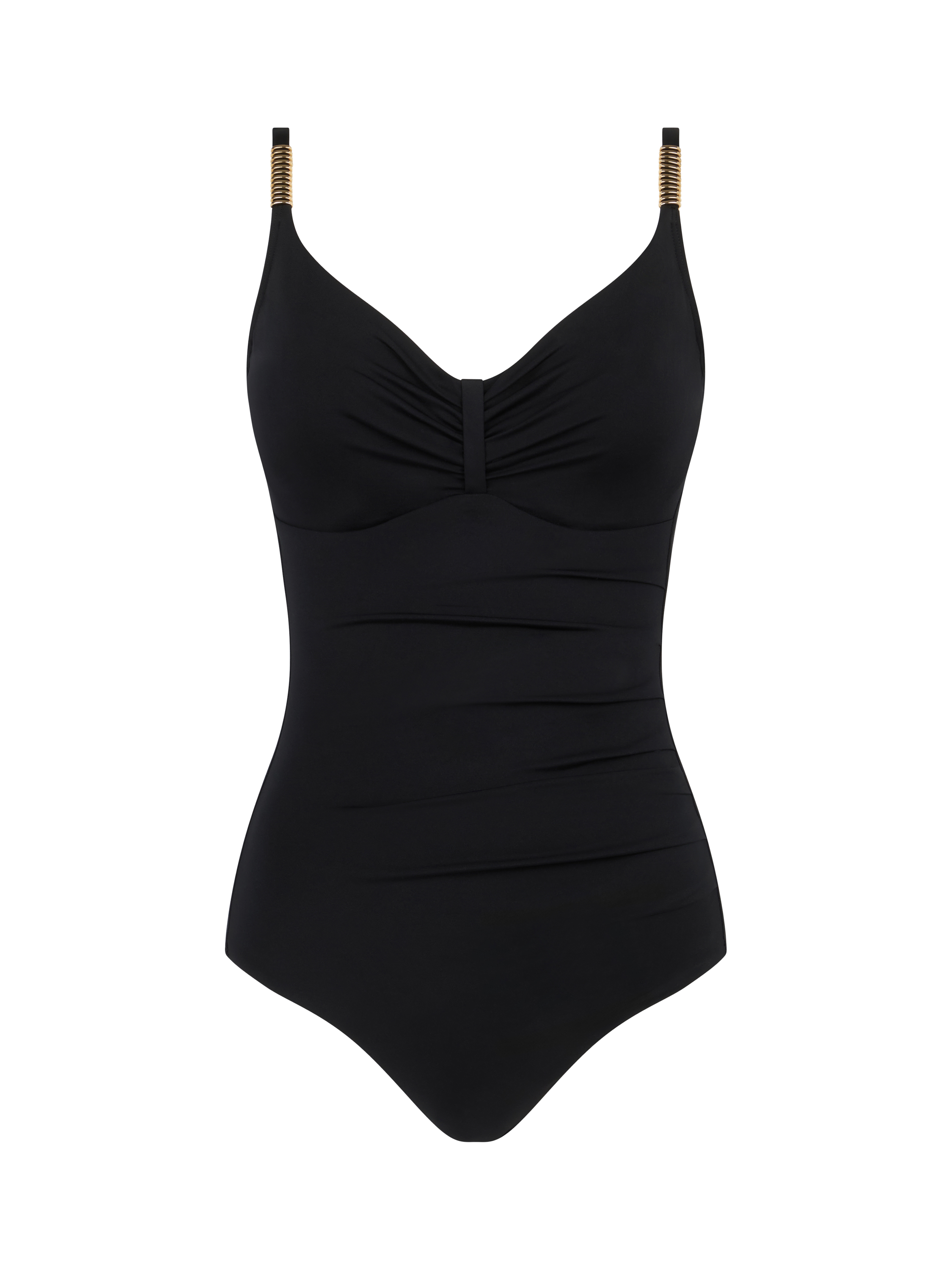 Product image 5 of 5, which shows Chantelle Icon Smoothing Swimsuit, Black, 34D