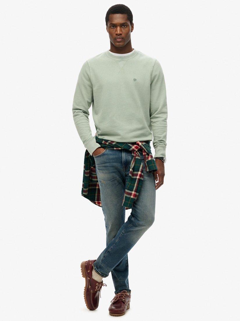 Product image 3 of 4, which shows Superdry Classic Essential Sweatshirt, Slate Grey, S