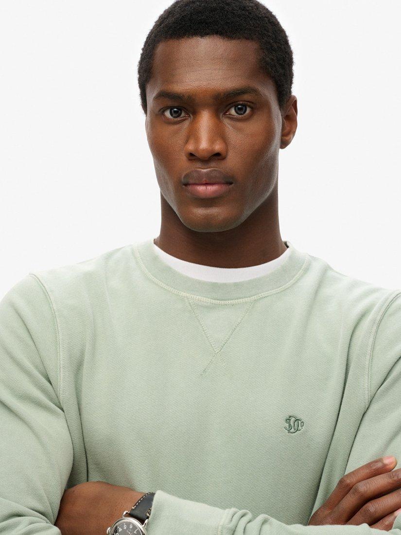 Product image 4 of 4, which shows Superdry Classic Essential Sweatshirt, Slate Grey, S