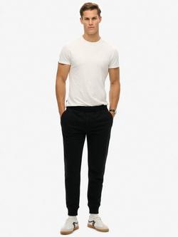 Superdry Essential Logo Joggers, Black, Black