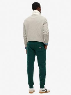 Superdry Essential Logo Joggers - view 2, Dark Pine Green
