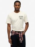 Superdry B-Movie Graphic Loose T-Shirt, Off White