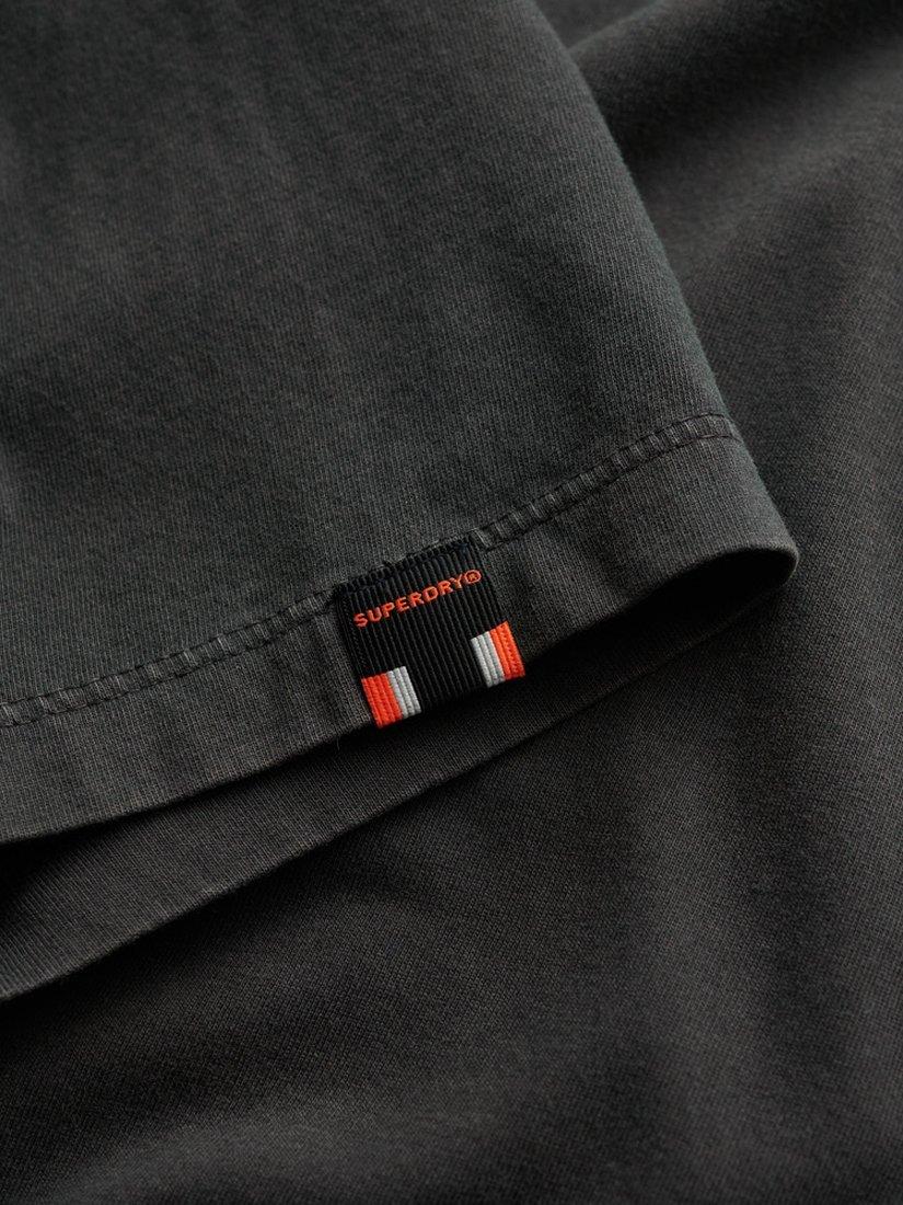 Product image 5 of 5, which shows Superdry Classic Essential T-Shirt, Washed Jet Black, S