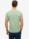 Superdry Cotton Regular Fit Short Sleeve Essential T-Shirt, Washed Slate Grey