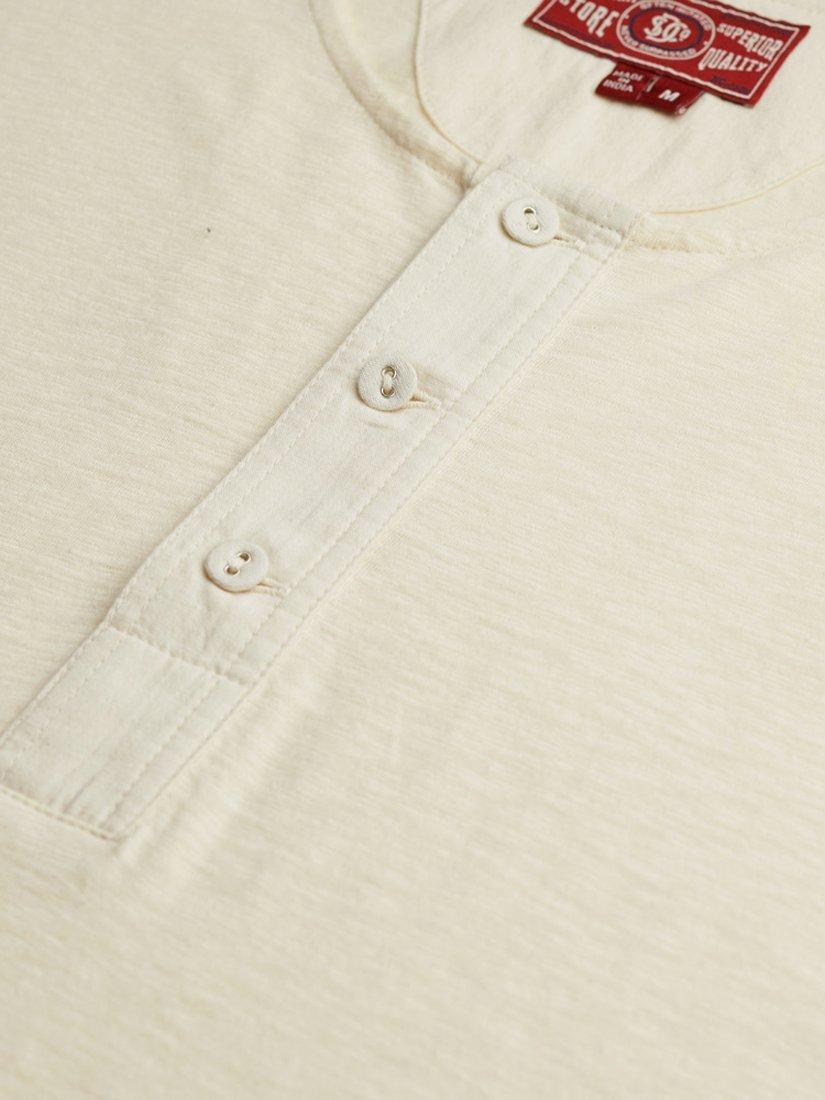 Product image 5 of 5, which shows Superdry Merchant Store Grandad Lightweight Top, Oyster Cream, S