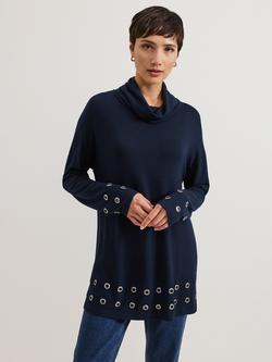 Phase Eight Jennie Snuggle Top, Navy, Navy