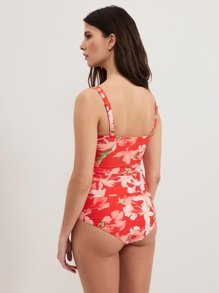 Phase Eight Iris Floral Tankini Top, Multi - view 2, Multi