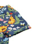 Frugi Baby Ellen Cotton Short Sleeved Floral Dress, Potager Garden