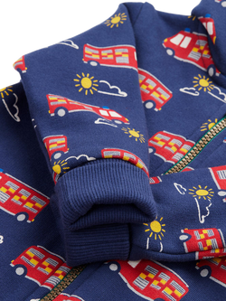 Frugi Baby Organic Cotton Snuggle Suit, Multi - view 2, Multi