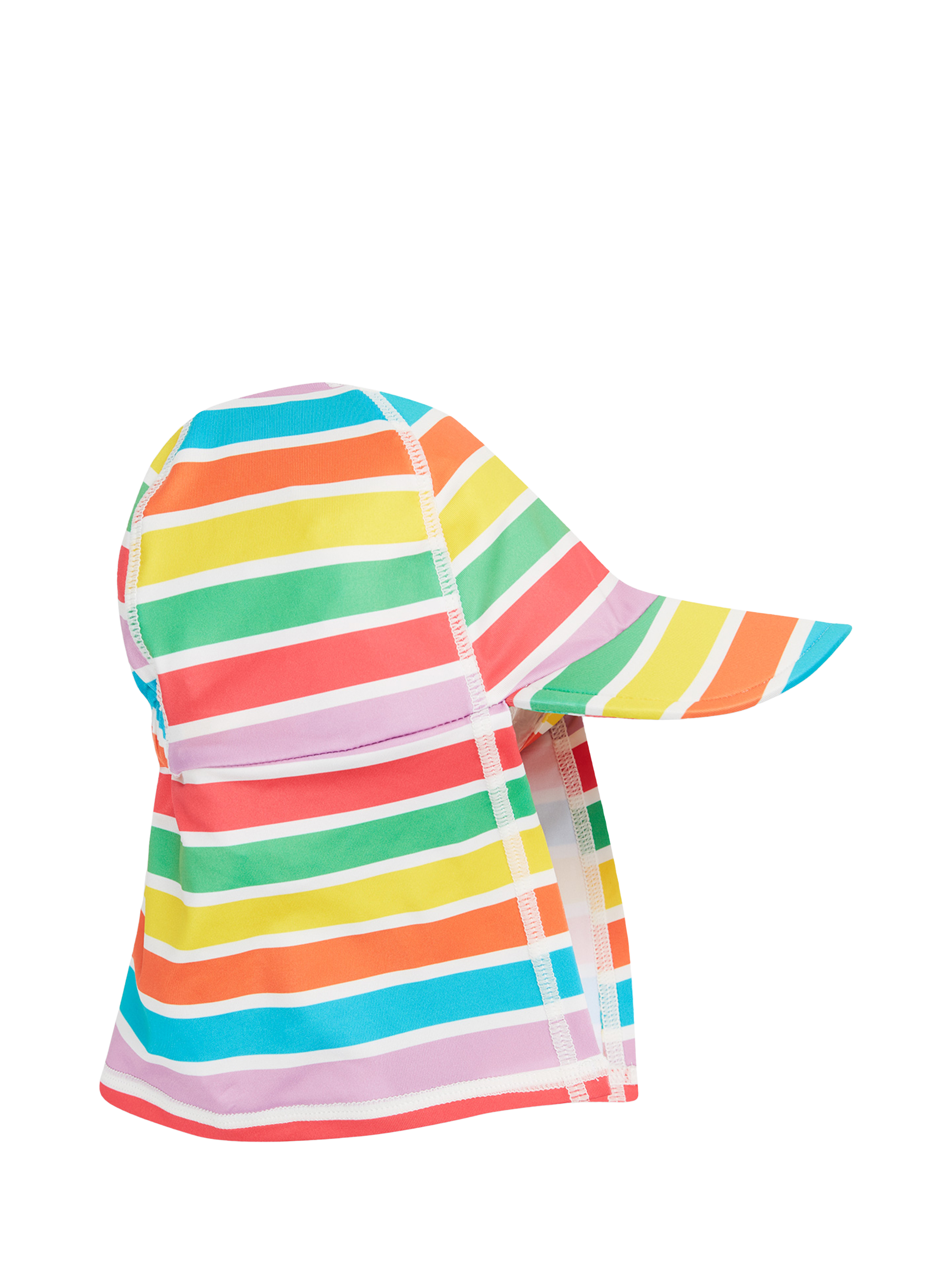 Product image 1 of 3, which shows Frugi Baby Little Sun Safe Swim Hat, Multi, 0-6 months