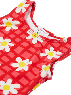 Frugi Baby Little Sun Safe Floral Swimsuit, Multi - view 2, Multi