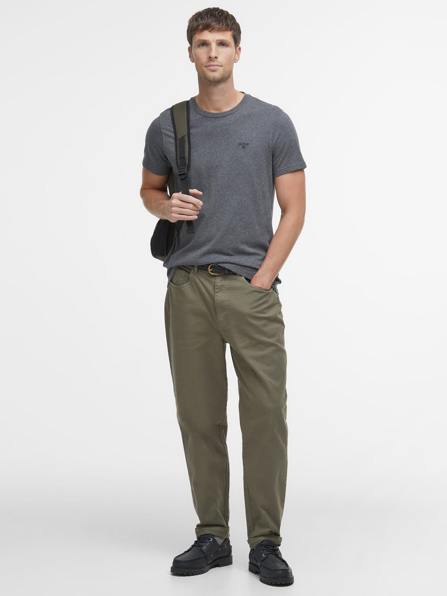 Product image 3 of 5, which shows Barbour Essential Sports T-Shirt, Slate Marl, S