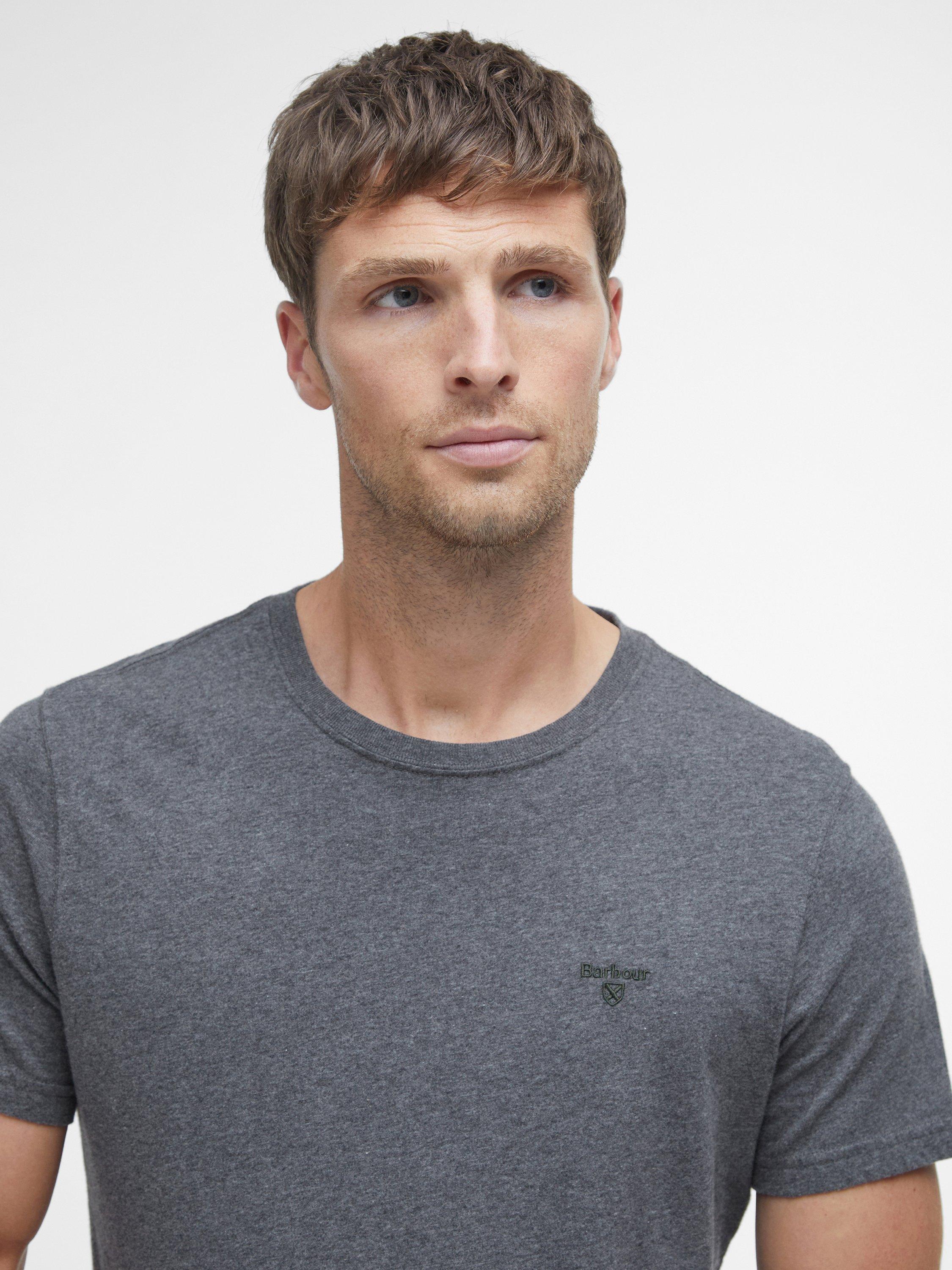 Product image 5 of 5, which shows Barbour Essential Sports T-Shirt, Slate Marl, S