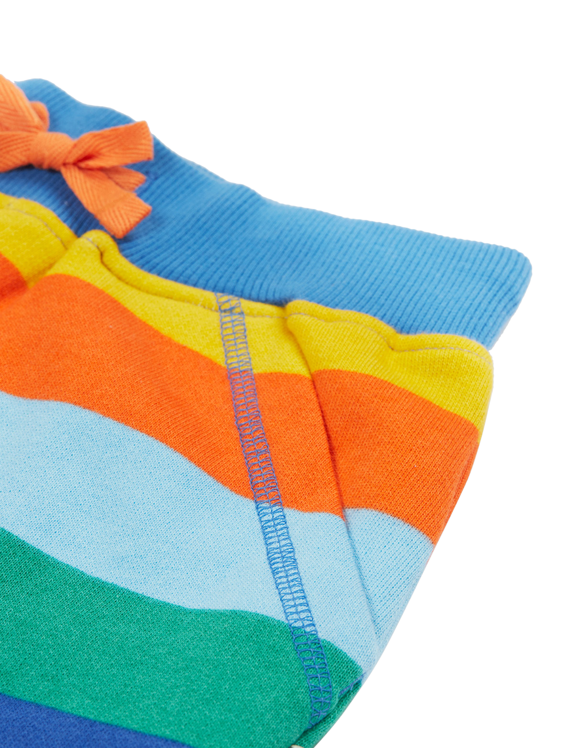 Product image 4 of 4, which shows Frugi Kids' Samson Organic Cotton Printed Shorts, Multi, 2-3 years