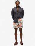 Superdry Hawaiian Print 17" Swim Shorts, Aloha Shadow