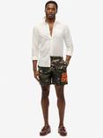 Superdry Sportswear Logo 17" Swim Shorts, Green