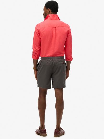 Superdry Sport Graphic 17" Swim Shorts - view 2, Charcoal