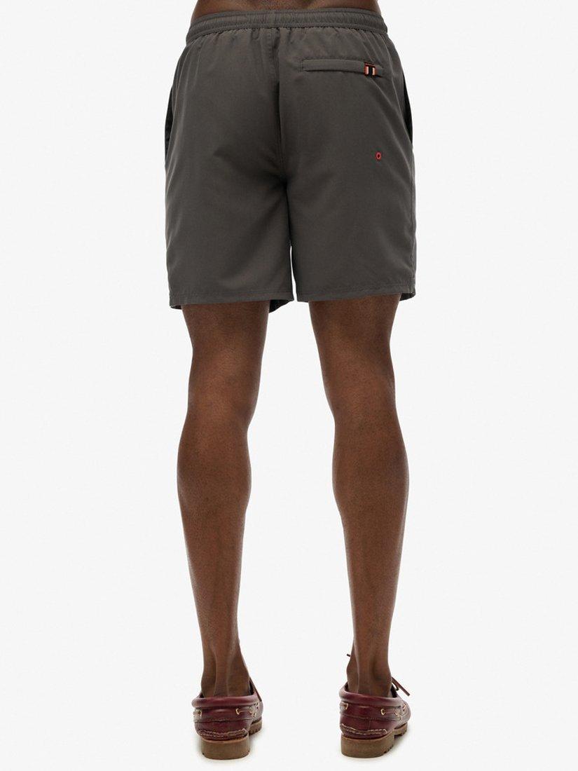 Product image 5 of 7, which shows Superdry Sport Graphic 17" Swim Shorts, Charcoal, S