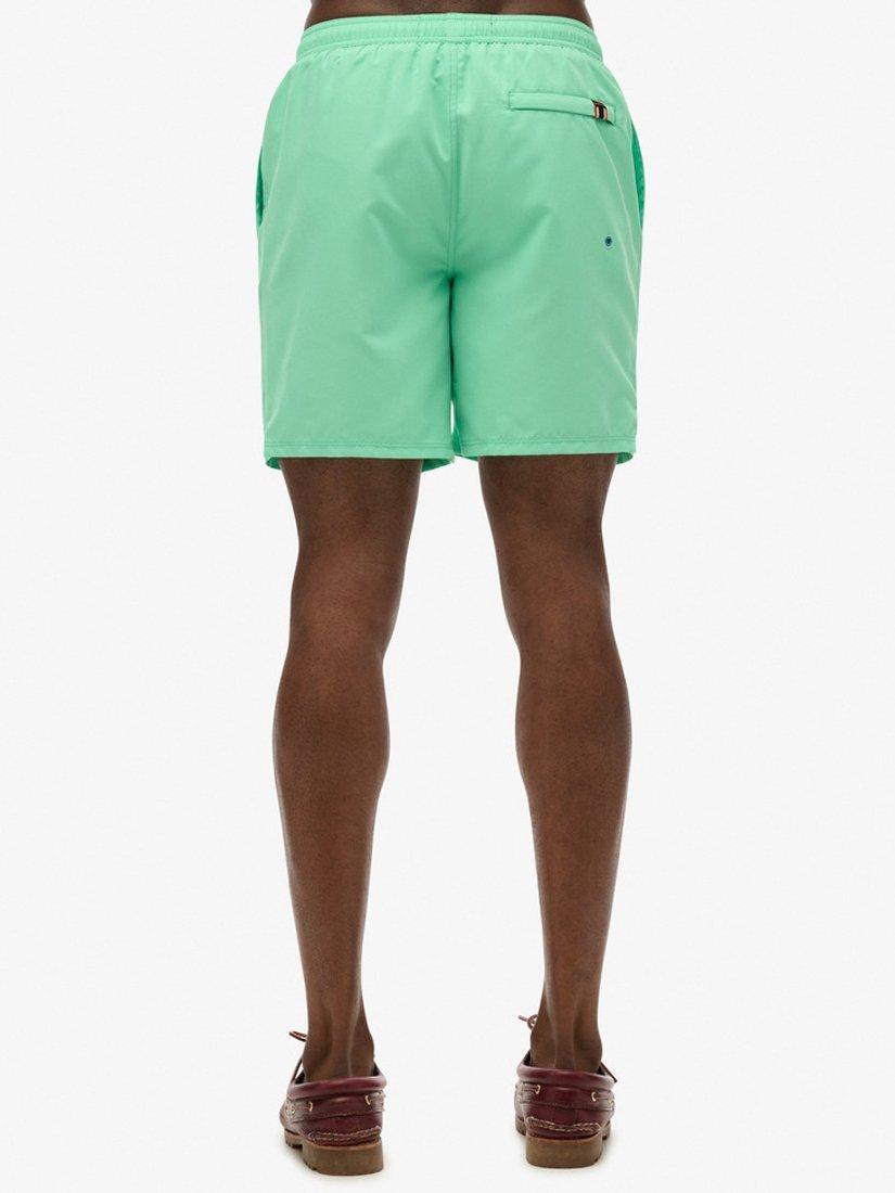 Product image 5 of 7, which shows Superdry Sport Graphic 17" Swim Shorts, Spring Bud Green, S