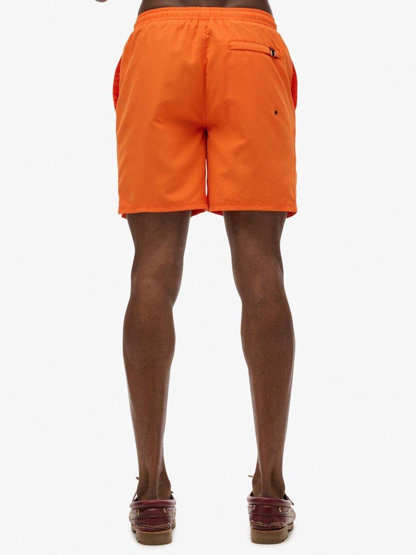Product image 5 of 7, which shows Superdry Sport Graphic 17" Swim Shorts, Denver Orange, S