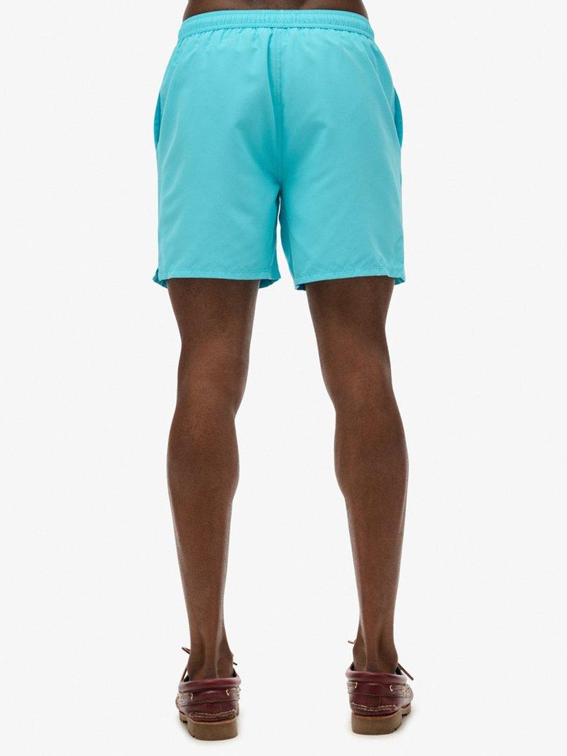 Product image 5 of 7, which shows Superdry Essential 17" Swim Shorts, Aquamarine Blue, S