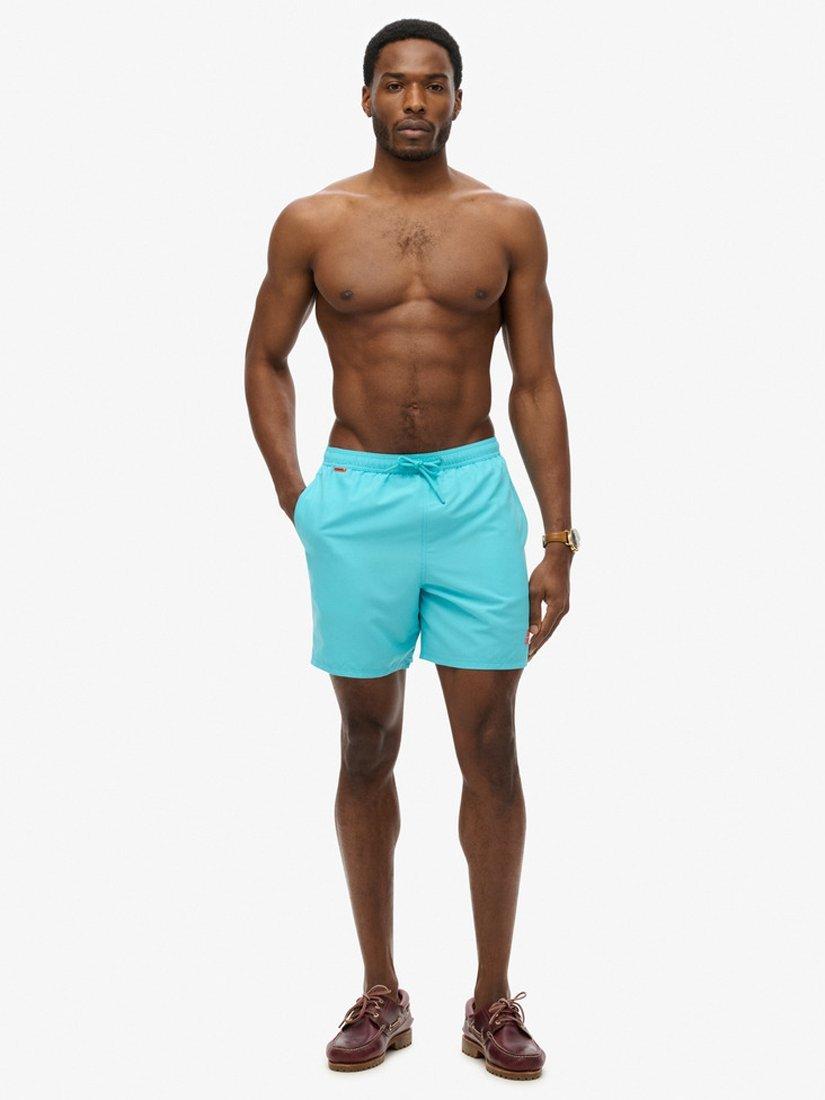 Product image 7 of 7, which shows Superdry Essential 17" Swim Shorts, Aquamarine Blue, S