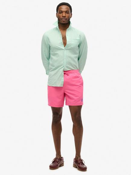 Superdry Essential 17" Swim Shorts, Shocking Pink, Shocking Pink