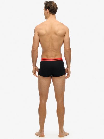 Superdry Trunks, Pack of 3 - view 2, Black/Orange