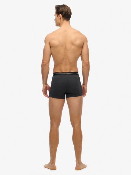 Superdry Classic Fit Boxers, Pack of 3 - view 2, Raven Black Marl