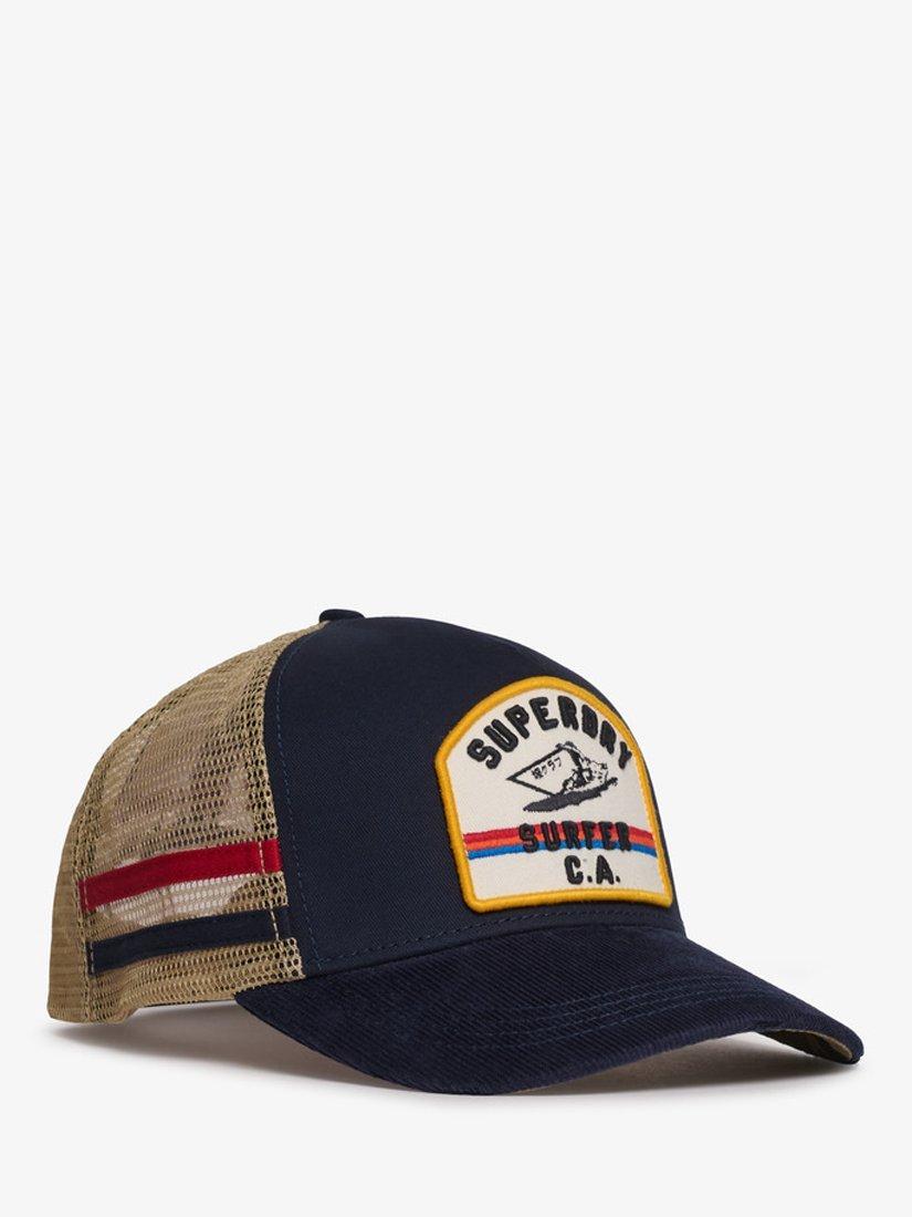 Superdry Unisex Surf Trucker Cap, Nautical Navy